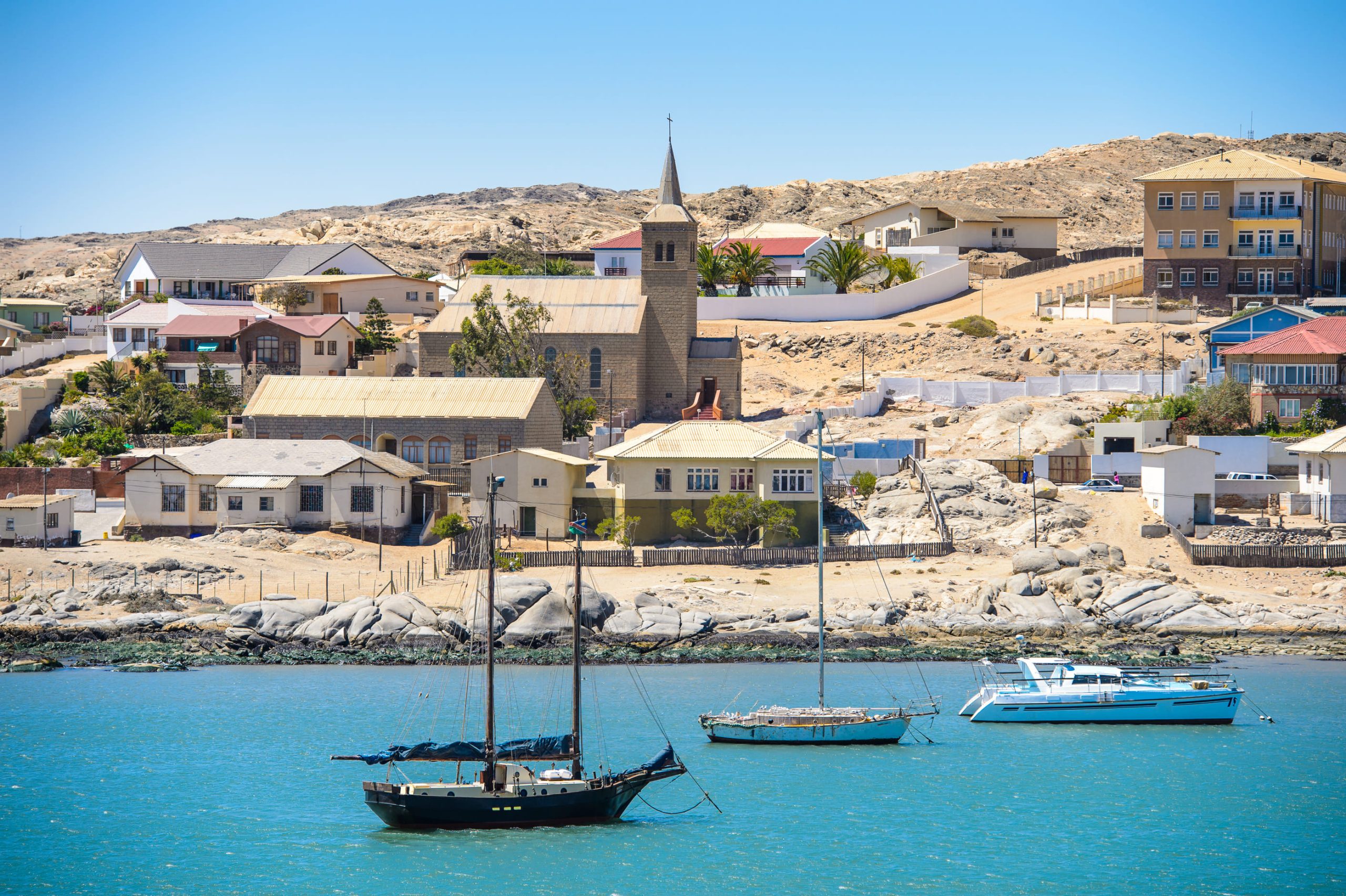 Port of the Shark Island, a small peninsula adjacent to the coastal city of Luderitz in Namibia. - The Brief | Namibia's Leading Business & Financial News