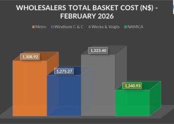 NAMICA recorded the cheapest wholesale basket in february 2026