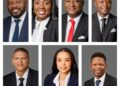 MixCollage-26-Jun-2026-05-42-PM-5250 - The Brief | Namibia's Leading Business & Financial News Group of eight diverse professionals shown in formal headshots against a gray background, in business attire.