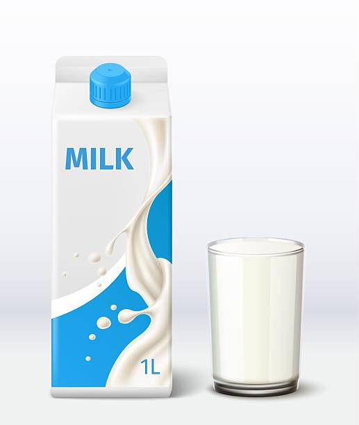MILK2 - The Brief | Namibia's Leading Business & Financial News Milk carton and a glass of milk, carton labeled MILK with a blue cap, 1L capacity, on a light gradient background.